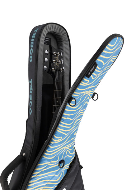 MONO x Teisco Vertigo Electric Guitar Case, Blue