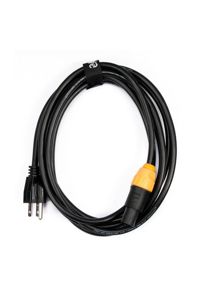 American DJ SIP1MPC15 is a 15FT (4.5m) IP65 power twist lock to standard 3-prong Edison plug cable.