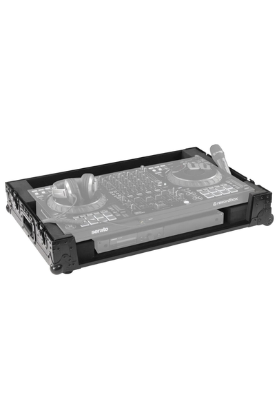 Odyssey Black Label DDJ-FLX10 1U Flight Case with Corner Wheels