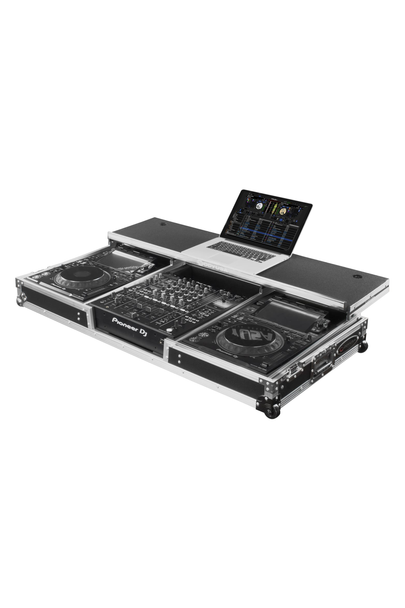 Odyssey Glide Style DJ Coffin Flight Case with Wheels for DJM-A9 and CDJ-3000 or Similar Size Gear