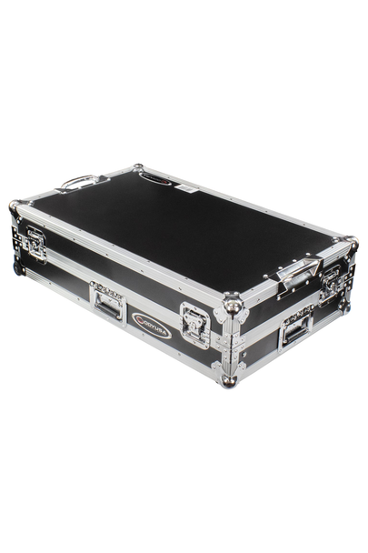 RANE FOUR 1U Flight Case with Glide Style Laptop Platform and Wheels 