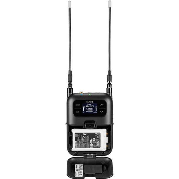 Shure SLXD5 Digital Camera-Mount Wireless Microphone Receiver (H55: 514 to 558 MHz)