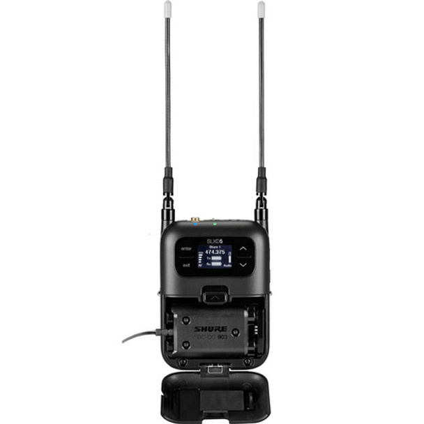 Shure SLXD5 Digital Camera-Mount Wireless Microphone Receiver (J52: 558 to 602 + 614 to 616 MHz)