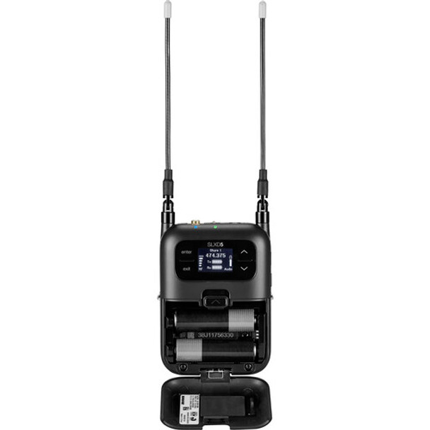 Shure SLXD5 Digital Camera-Mount Wireless Microphone Receiver (J52: 558 to 602 + 614 to 616 MHz)