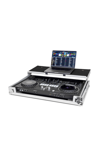 Headliner Flight Case DJ Controller Case for Pioneer DDJ-REV5 with Laptop Platform (Silver on Black)