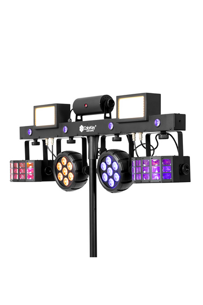 ColorKey PartyBar Pro 1000 Professional All-in-One Multi-Effects Lighting Package