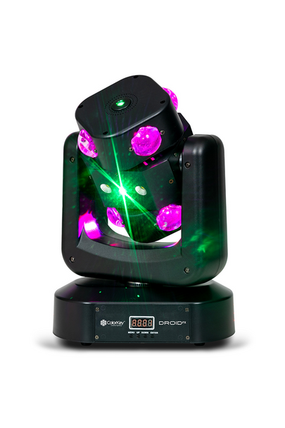 ColorKey Droid FX Multi-Effect Moving Head with LED Beams and Lasers