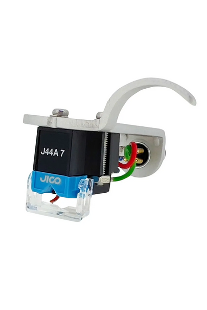 Jico J-AAC0616 OMNIA J44A 7 DJ IMPROVED SD Cartridge Mounted on Silver Jico Headshell