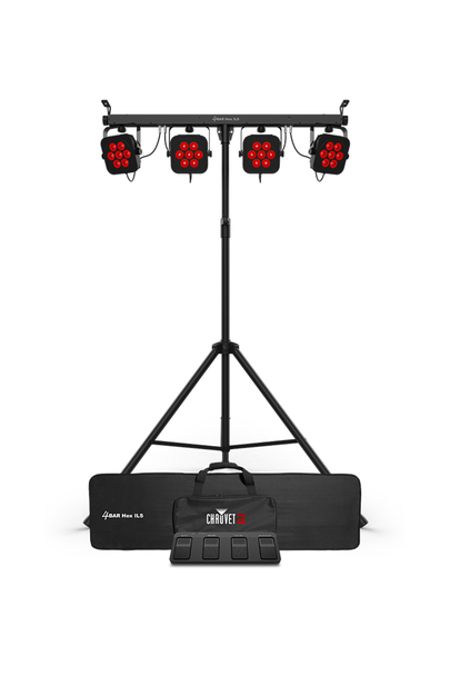 CHAUVET DJ 4BAR Hex ILS All-in-One RGBAW+UV 4-Par Wash Light System