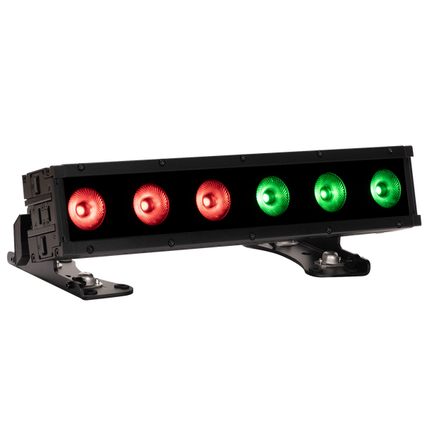 Elation Lighting Six+Bar S 6x 20W RGBLA+UV LED Batten Fixture, IP65 Rated