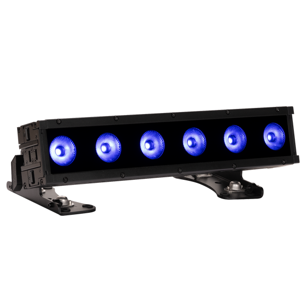 Elation Lighting Six+Bar S 6x 20W RGBLA+UV LED Batten Fixture, IP65 Rated