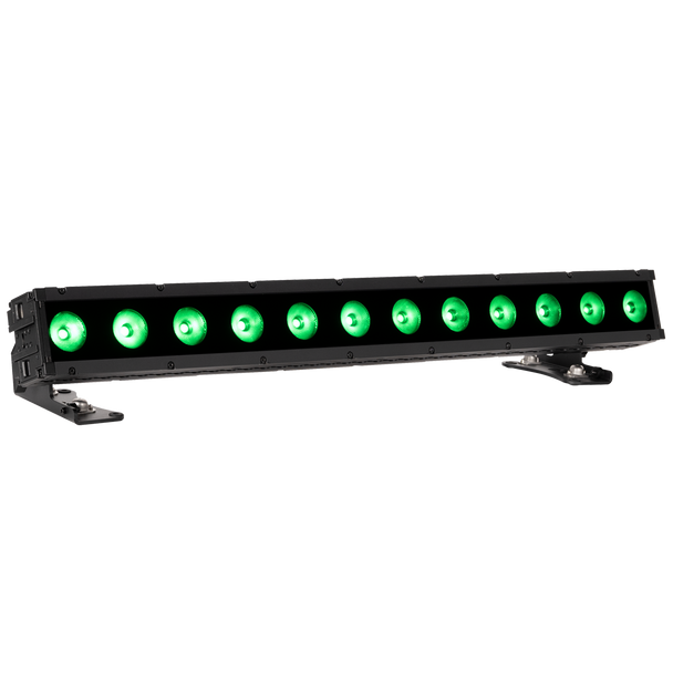 Elation Lighting Six+Bar L 12x 20W RGBLA+UV LED Batten Fixture, IP65 Rated