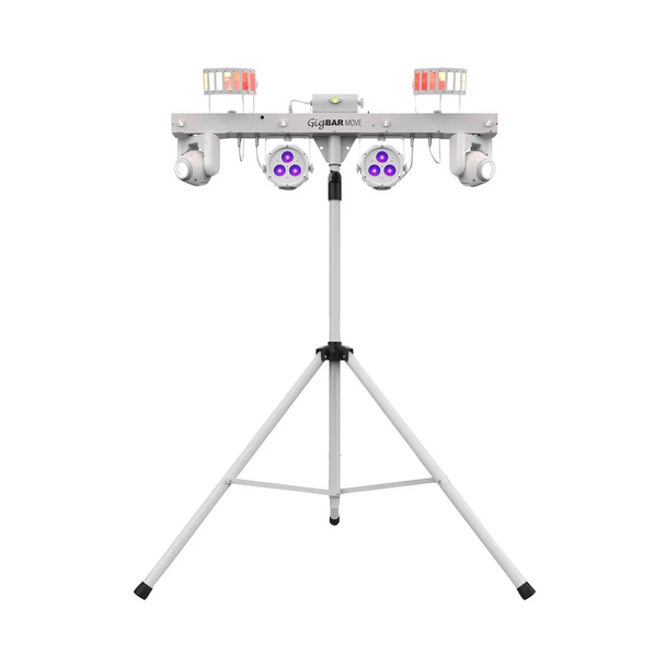 Chauvet DJ GigBar Move White 5-in-1 Ultimate Effect Light Systems with American DJ myDMX Go Wireless Lighting Control App Package