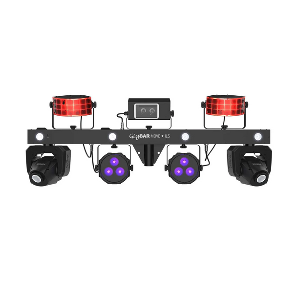 Chauvet DJ GigBAR Move + ILS 5-in-1 Ultimate Effect Lighting System with GigBAR Lighting Fixtures Case Package