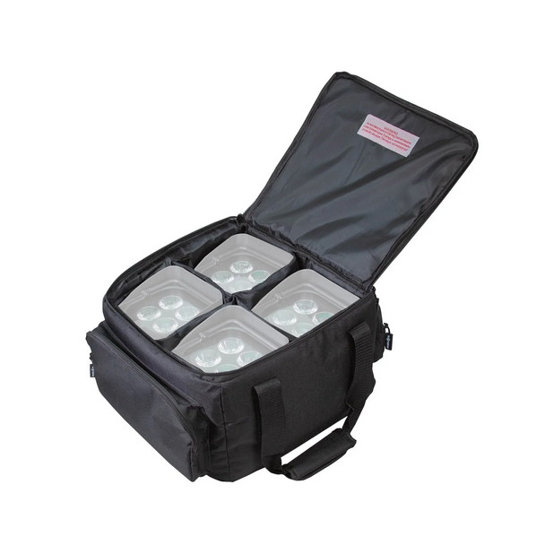 Chauvet DJ EZWedge Tri Rechargeable LED Uplights & Carry Bags Package