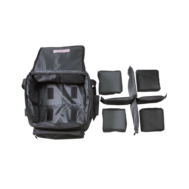 Chauvet DJ EZWedge Tri Rechargeable LED Uplights & Carry Bags Package