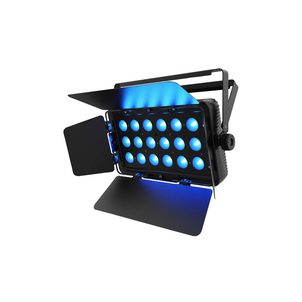 Chauvet DJ SLIMPARH6ILS ILS Low-Profile LED Wash Lights 4 Package with SlimBANK Q18 ILS Quad-Color LED Washlights & ILS Command