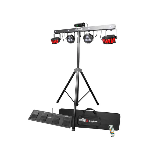 Chauvet DJ GigBAR 2 4-in-1 Complete Effect Light System with GigBAR Lighting Fixtures Case Package