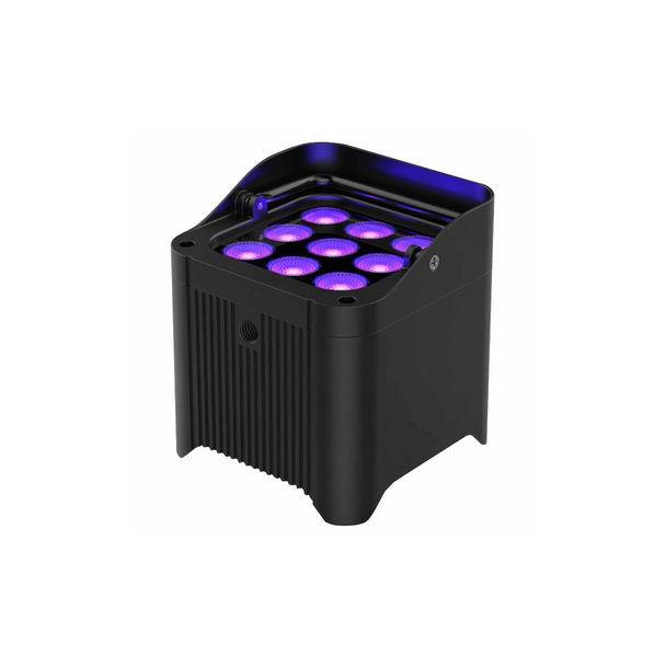 Chauvet Freedom Par H9 IP TRUE Wireless, Battery-Operated Hex-Color LED Uplights with White Sleeves & Bag Four Package 