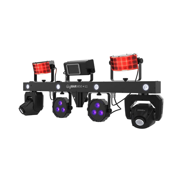 Chauvet DJ GigBAR Move + ILS Effect Lighting Systems with Hurricane 700 Fog Machines Package