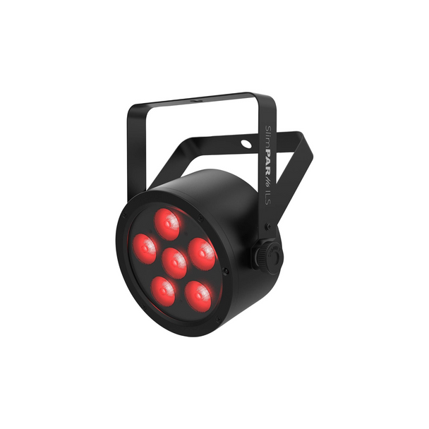 Chauvet DJ SLIMPARH6ILS ILS Low-Profile RGBAW+UV LED Wash Lights with Carrying Bag Package