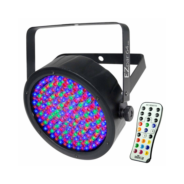 Chauvet DJ EZpar 64 RGBA Battery Powered LED Uplights with Duo Moon Effect Light Package