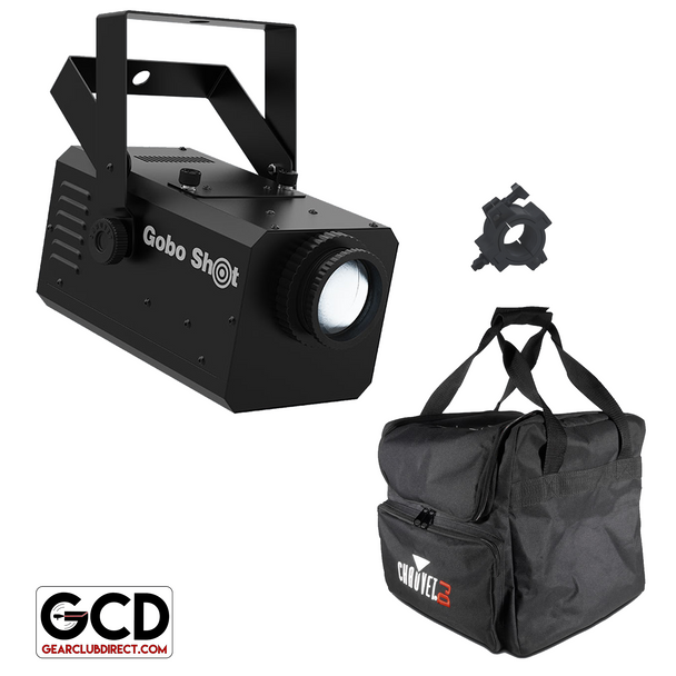 Chauvet DJ Gobo Shot Custom Gobo Projector with Carry Bag Package