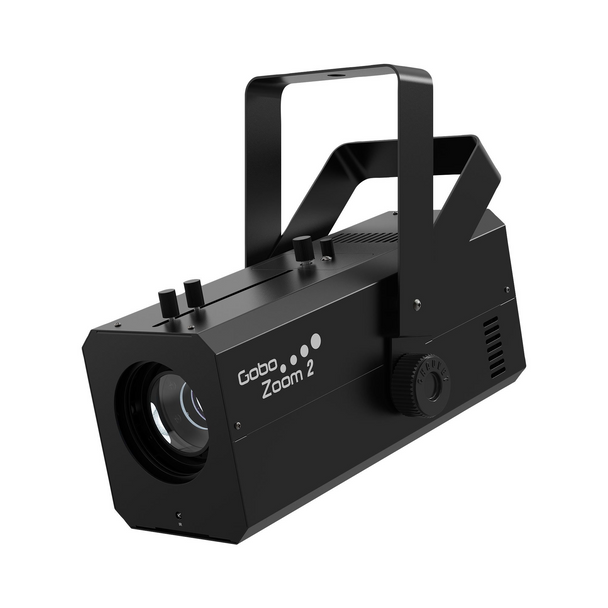 Chauvet DJ Gobo Zoom 2 High-Powered Custom Gobo Projector with Infrared Remote & Carry Bag Package