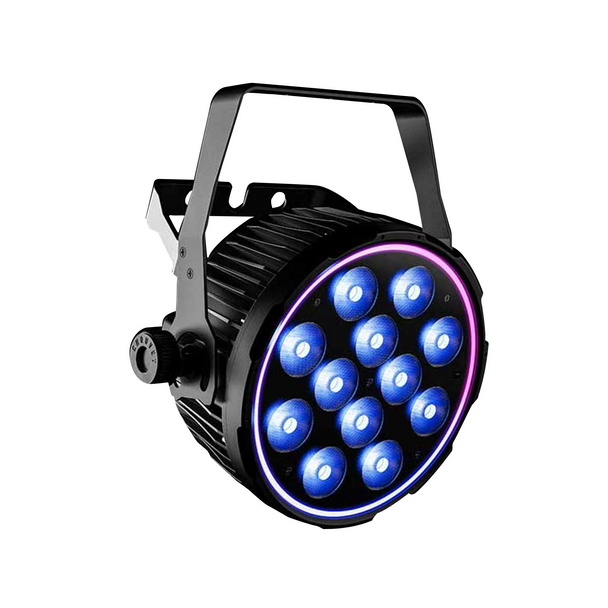 Chauvet DJ SlimPAR Pro Pix Hex-Color (RGBAW + UV) Wash Lights with Carry Case Package