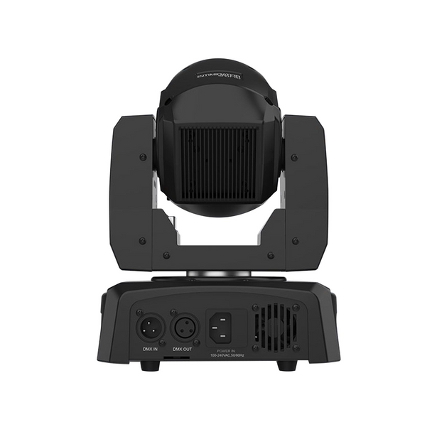 Chauvet DJ Intimidator Spot 110 Lightweight LED Moving Head Spotlights with Hurricane 700 Fog Machine Package