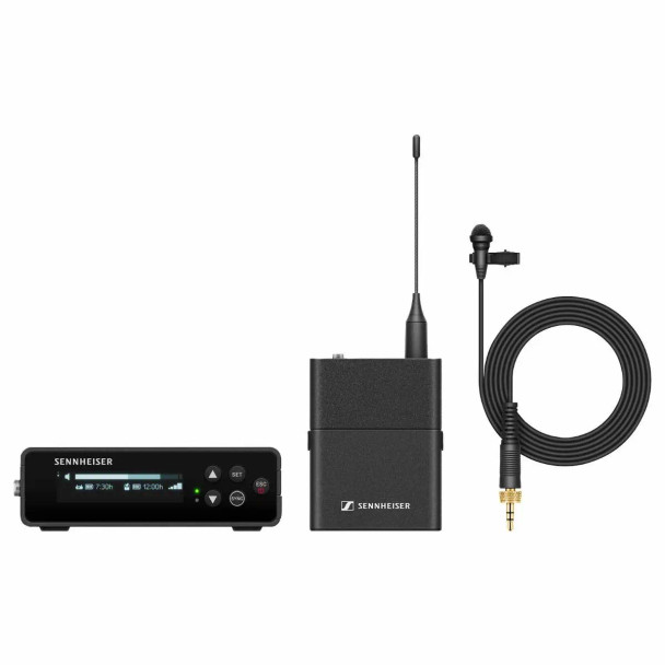 Sennheiser EW-DP ME 2 SET Camera-Mount Digital Wireless Omni Lavalier Mic System (R1-6: 520 to 576 MHz) 