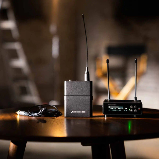  Sennheiser EW-DP ME 2 SET Camera-Mount Digital Wireless Omni Lavalier Mic System (R4-9: 552 to 607 MHz)