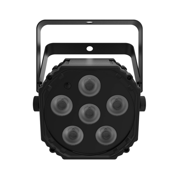 Chauvet DJ EZ Link Par Q6 BT Wireless Quad-Color RGBA LED Pars with IR Remote & Carry Bags Package