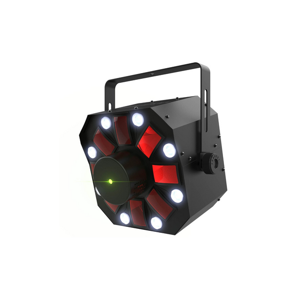 Chauvet DJ SWARM5FXILS ILS 3-in-1 LED Effect Light with ProX X-LSB26 Mobile Lighting Stand Bracket Package