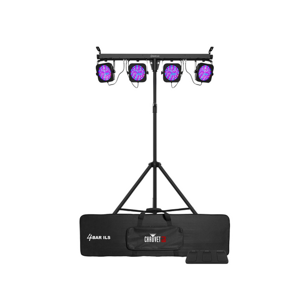 Chauvet 4BAR ILS Complete Wash Lighting Solution & ADJ DMX FX512 DMX Controller