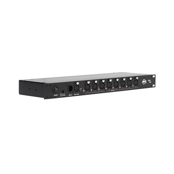 American DJ RDM XS8 8 output RDM/DMX 19" rack mount splitter, 5 pin dmx