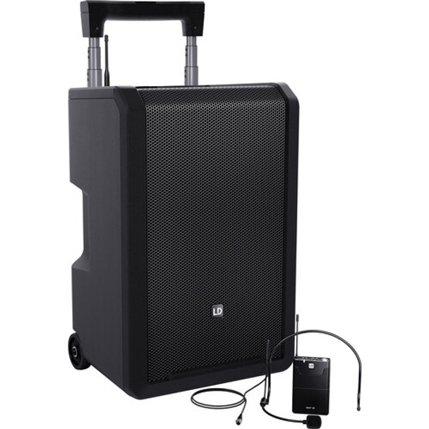 LD Systems ANNY 10 BPH Battery-Powered Bluetooth PA 10" Speaker with 1 Headset Microphone (B51: 512 to 542 MHz)