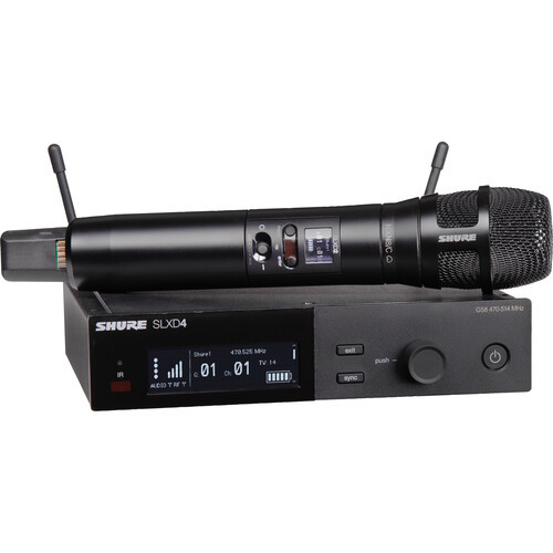 Shure SLXD24/N8C Digital Wireless Handheld Microphone System with