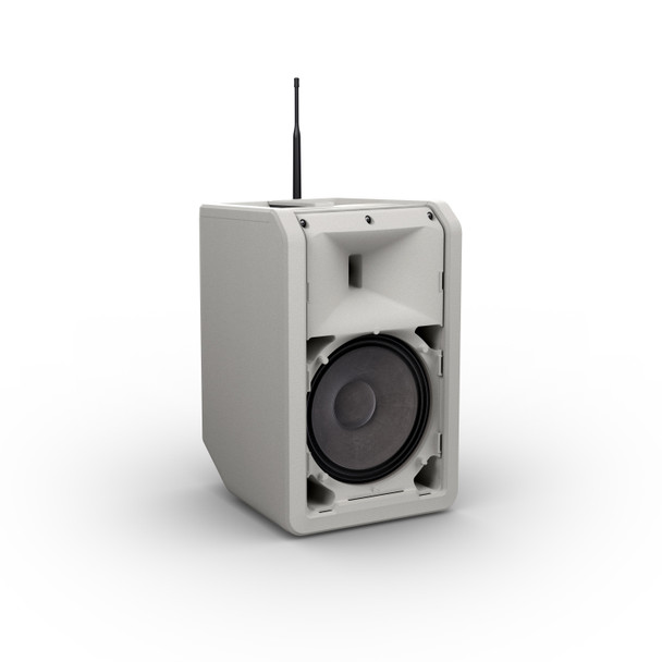 LD Systems ANNY 8 Portable Battery-Powered 8" Bluetooth PA Speaker with Mixer and Bodypack/Headset Mic