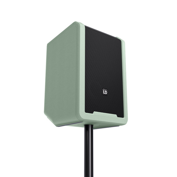 LD Systems ANNY 8 Portable 8" Battery-Powered Bluetooth PA Speaker with Handheld Wireless Mic (Green)