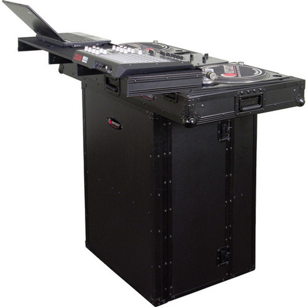 Odyssey FZF2636BL 26″ Wide x 36″ Tall Black DJ Fold-out Stand