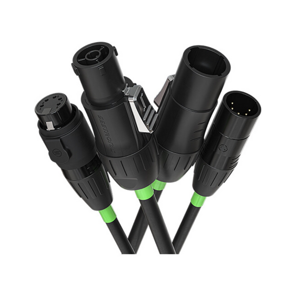 CHAUVET Professional Riglink TR1 DMX Combo IP Cable (25')