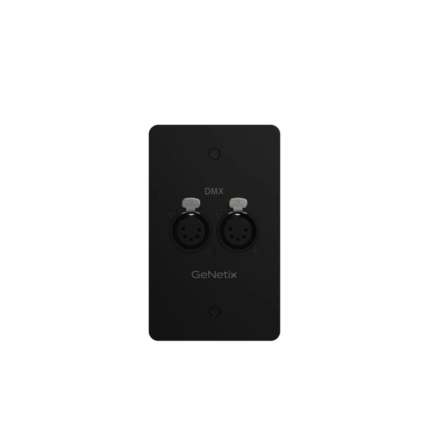 Chamsys GeNetix Wall Mount DMX Connector Dual Port Female US