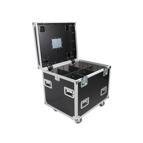 ProX TruckPaX Heavy-Duty Truck Pack Utility Flight Case W/Divider & Tray Kit W/4" Casters | 24"X30"X30"