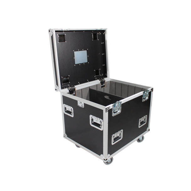 ProX TruckPaX Heavy-Duty Truck Pack Utility Flight Case W/Divider & Tray Kit W/4" Casters | 24"X30"X30"