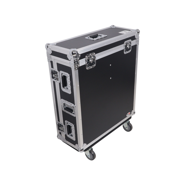 ProX ATA Digital Audio Mixer Flight Case for PreSonus StudioLive 32SX 24 24.4.2 AI Console with Doghouse compartment and Caster wheels