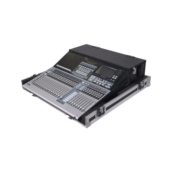 ProX ATA Digital Audio Mixer Flight Case for PreSonus StudioLive 32SX 24 24.4.2 AI Console with Doghouse compartment and Caster wheels
