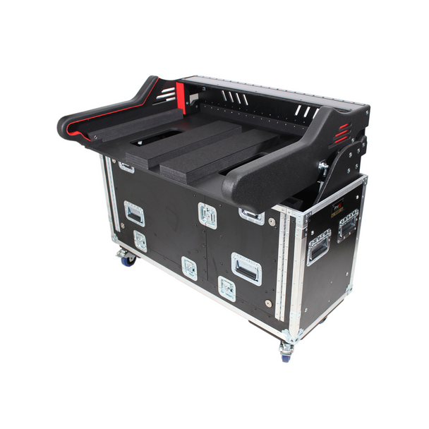 ProX MIDAS Heritage D Flip-Ready Hydraulic Console Easy Retracting Lifting 2U Rack Space Case by Zcase HD96-24