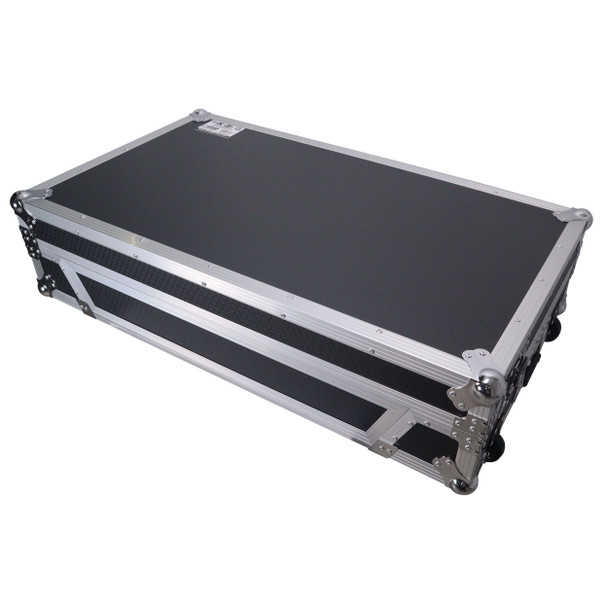 ProX XS-OPUSQUADW ATA Flight Style Road Case For Pioneer Opus Quad DJ Controller with 1U Rack Space and Wheels