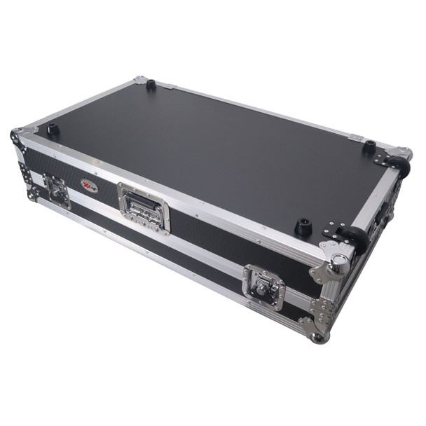 ProX XS-OPUSQUADW ATA Flight Style Road Case For Pioneer Opus Quad DJ Controller with 1U Rack Space and Wheels